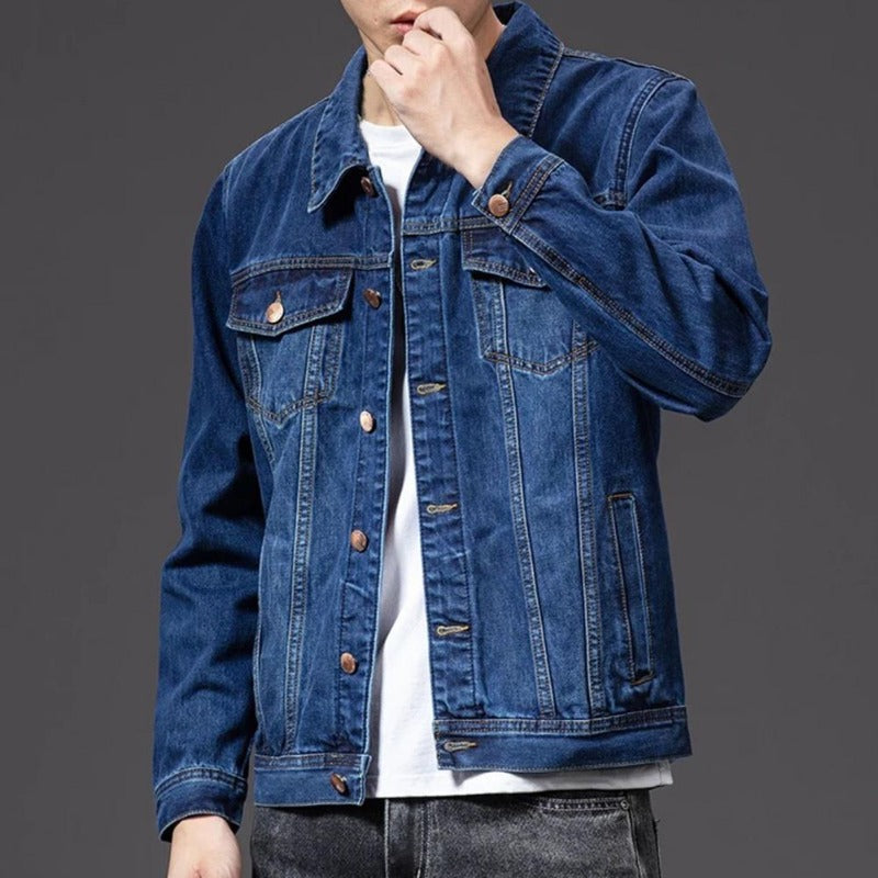 GR | Classic denim jacket with chest pockets