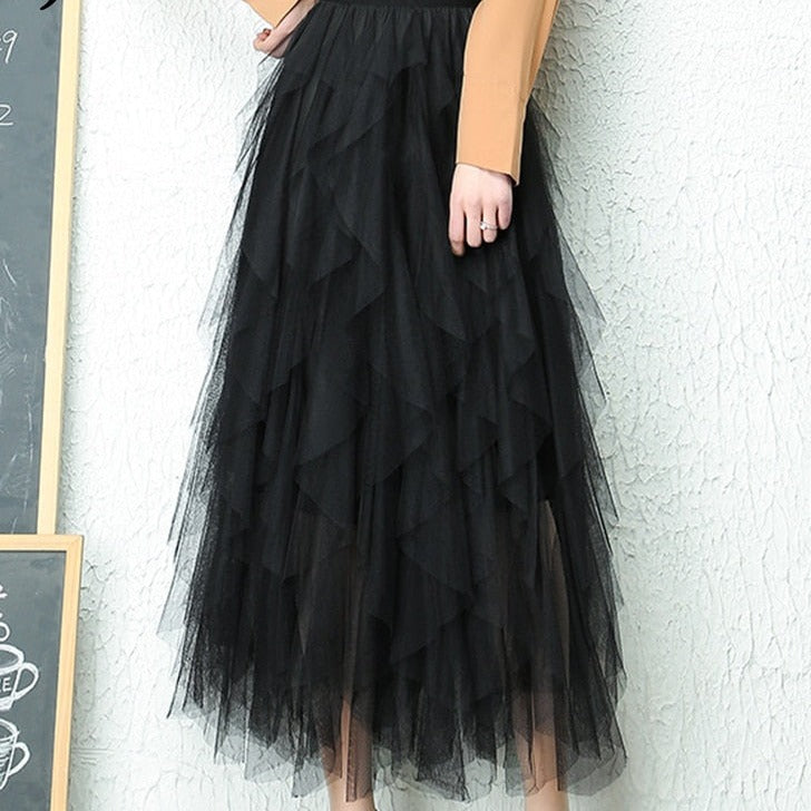 GR High Waist Pleated Skirt
