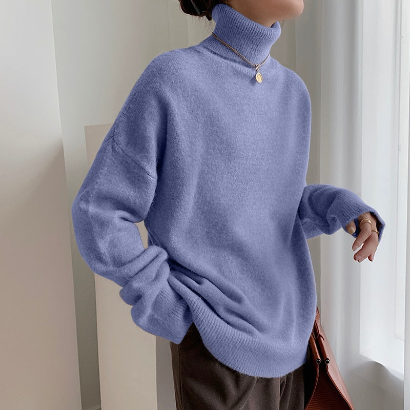 GR | Stylish Autumn Classic Turtleneck Sweaters for Women