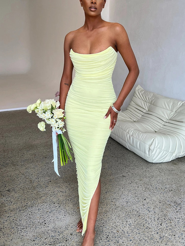 GR | Strapless Maxi Dress