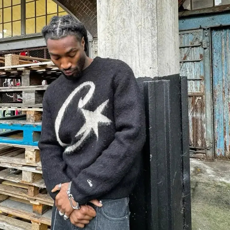 GR | Corteiz C Star Knit Sweater