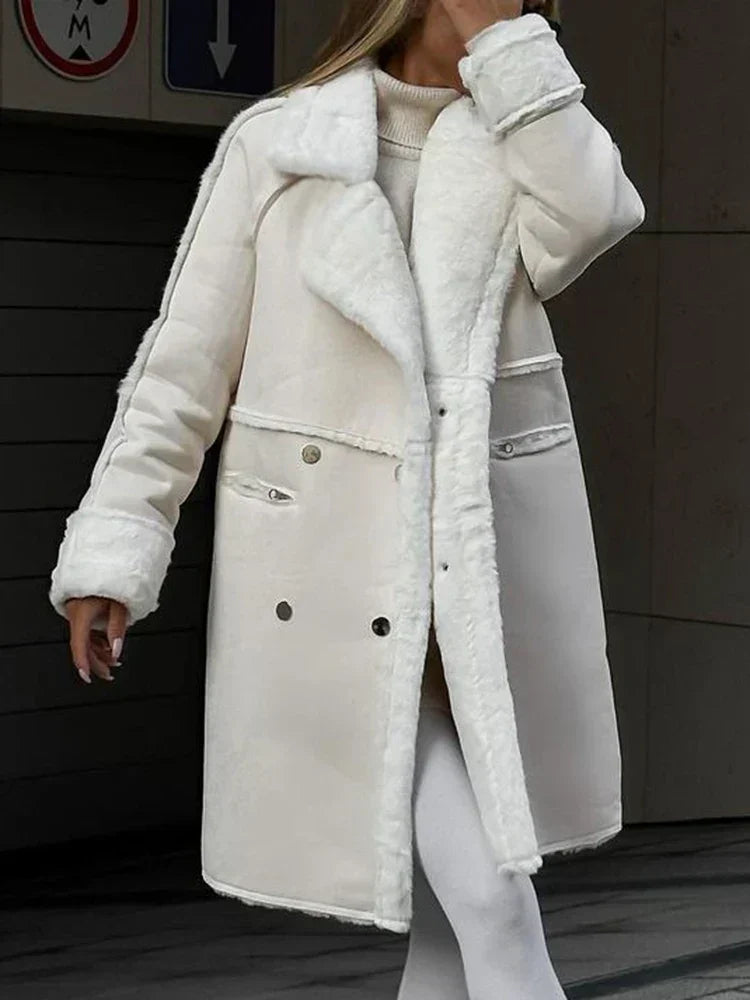GR - Long faux fur jacket 