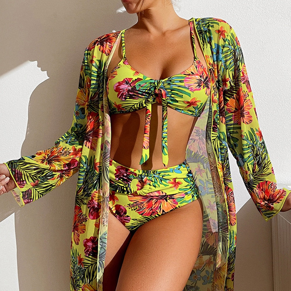 GR | Floral print bikini