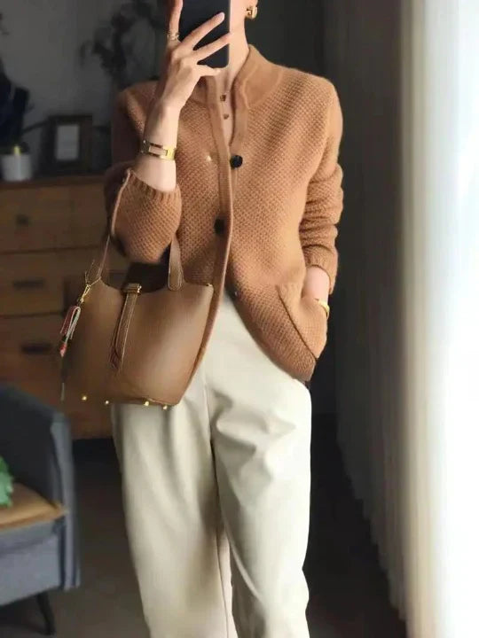 GR - Women's coat made of pure cashmere wool