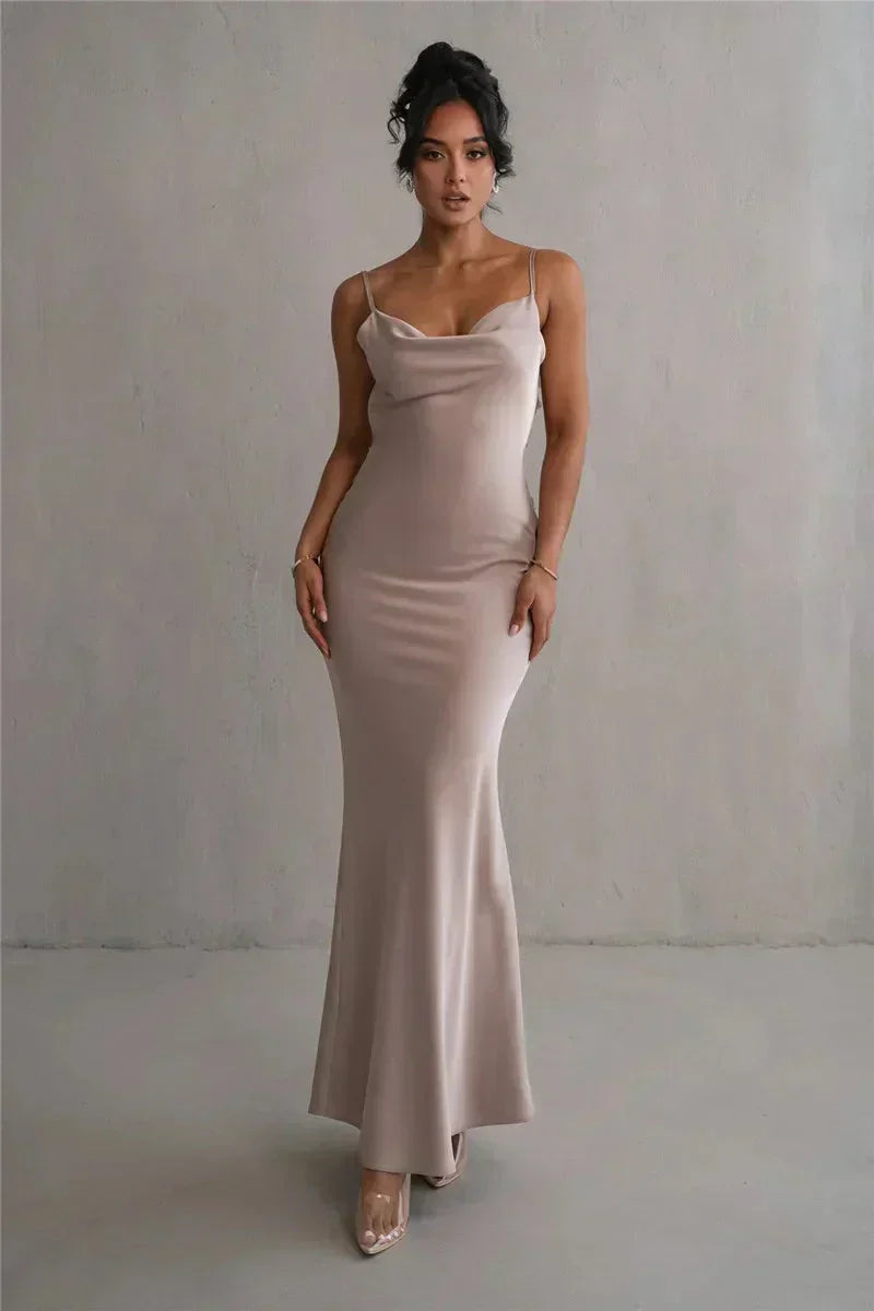 GR | Satin Floral Dress Style