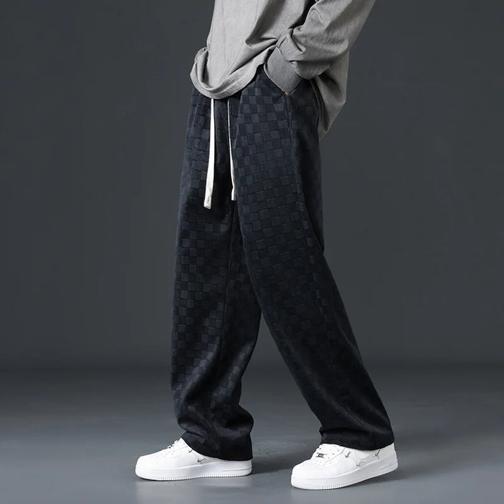 GR | Stylische Jogginghose Mit Karomuster