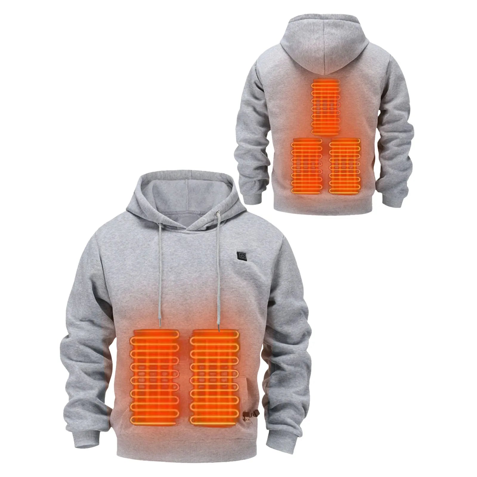 GR - Winter-Hoodie mit USB-Heizung