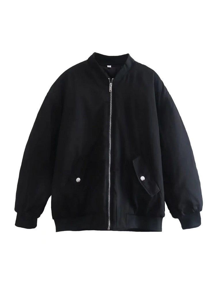 GR Women's Jackets | Women's Jackets with Pockets: Stand-up Collar Outerwear