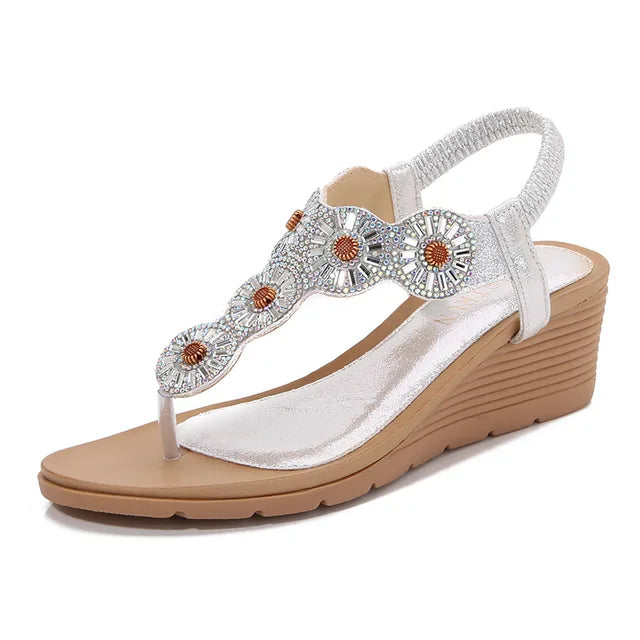 GR - Wedge heel - Elastic strap - Summer