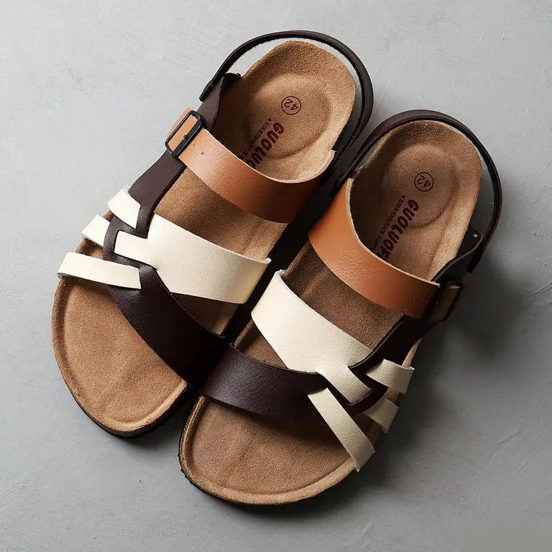 GR | Premium Orthopedic Leather Sandals