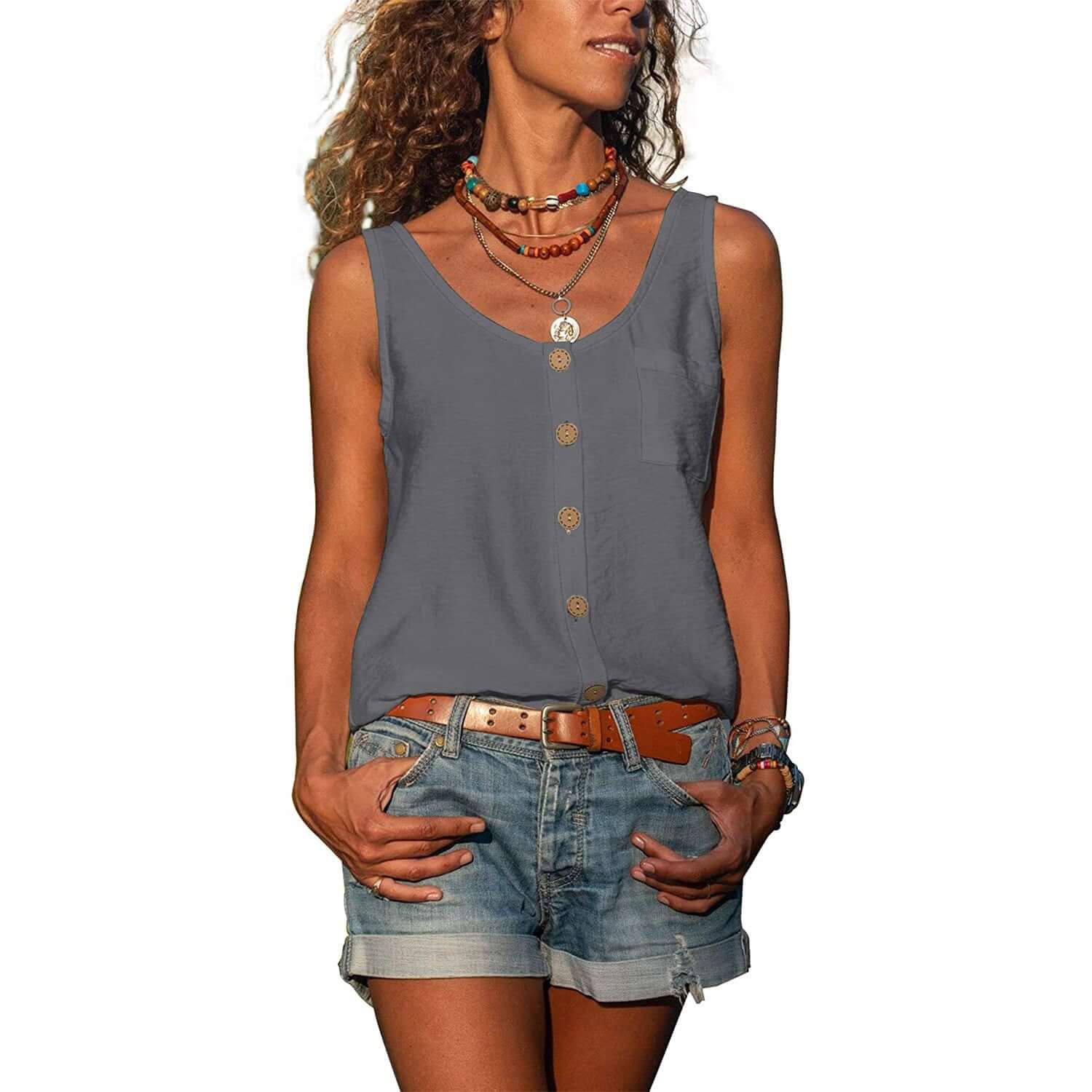 GR | Fashionable and elegant women's tank top