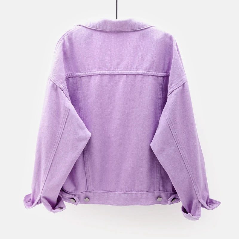 GR | Classic women's denim jacket in many colors