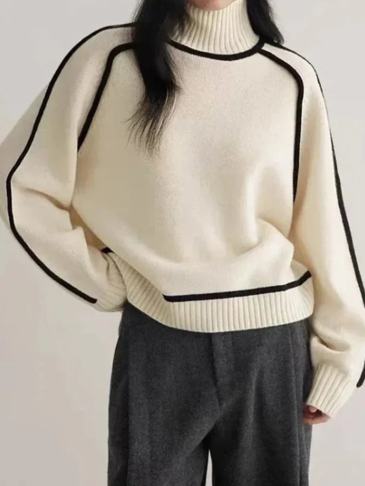 GR | Warme Damen Rollkragenpullover || Winter
