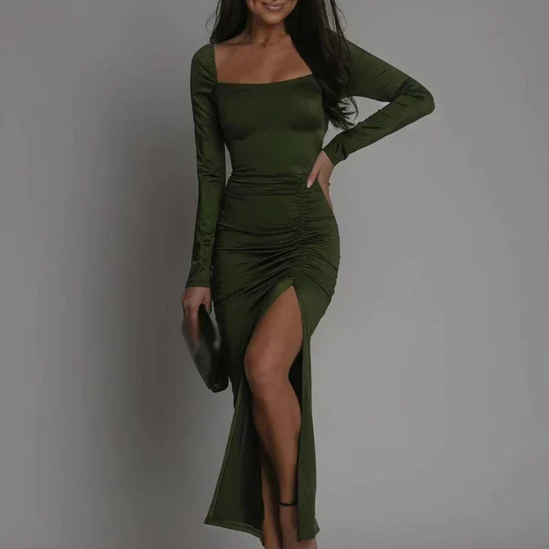 GR | Kreuzförmiges Rückenfreies Kleid