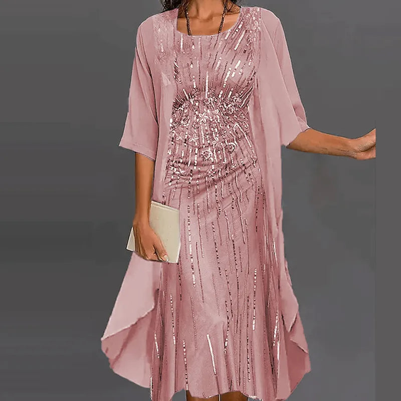 GR | Elegante Individuell Gedrucktes Kleid