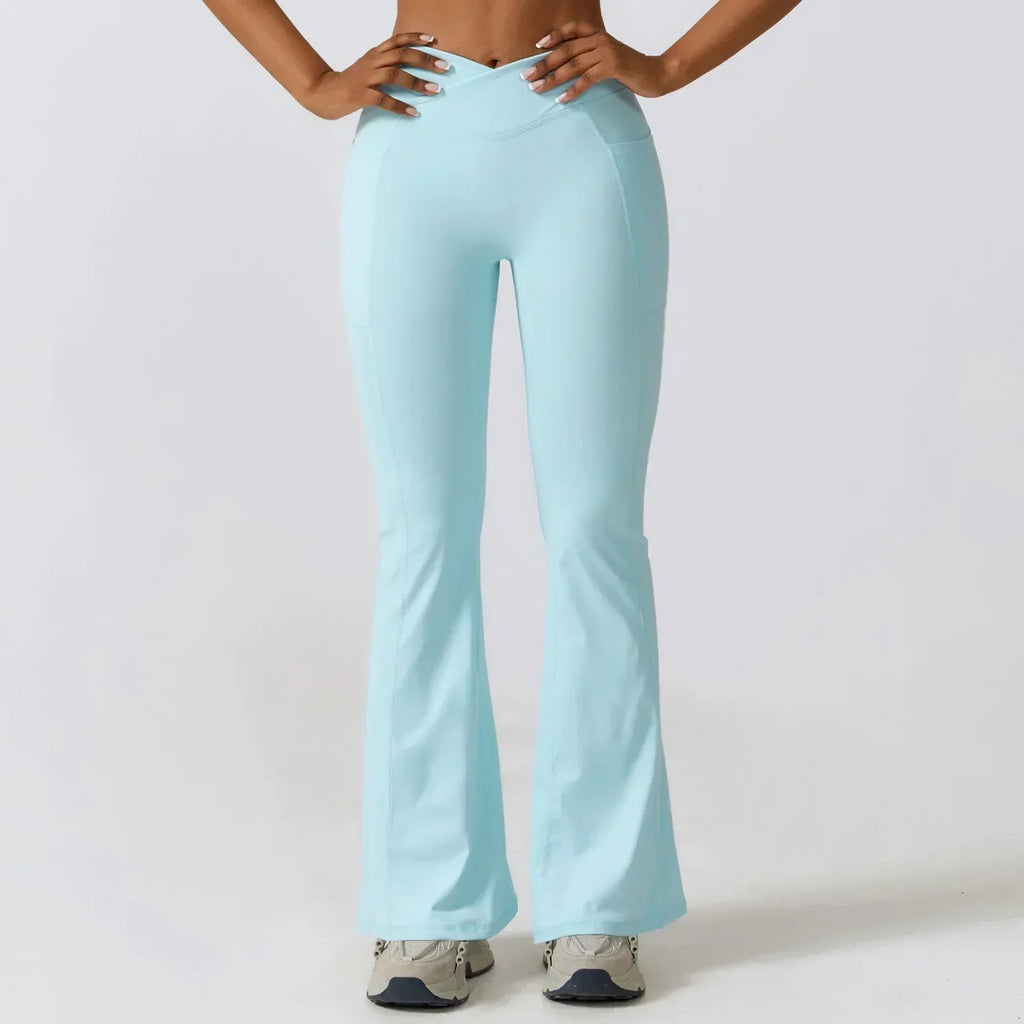 GR | Hoch taillierte Flare-Leggings
