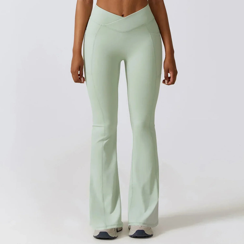 GR | Hoch taillierte Flare-Leggings