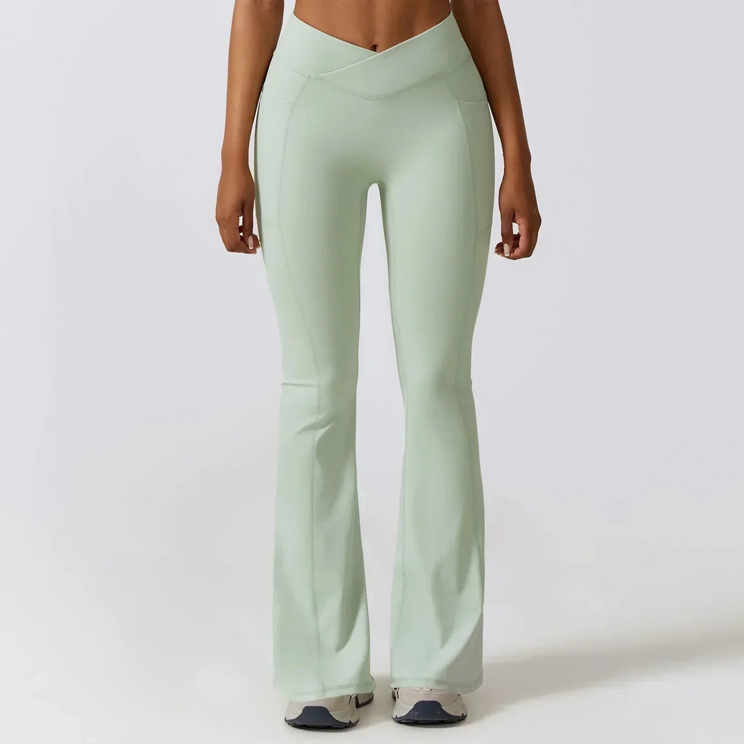 GR | Hoch taillierte Flare-Leggings