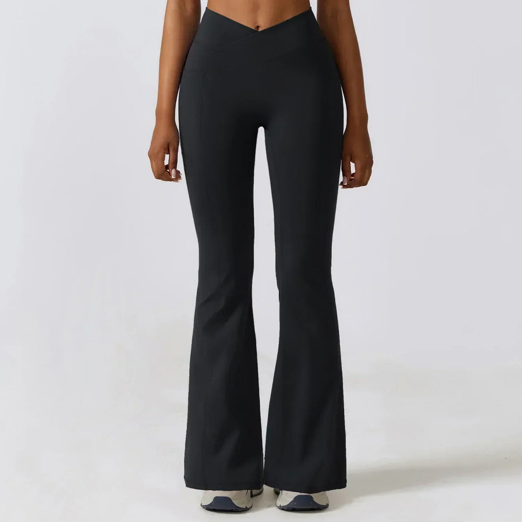 GR | Hoch taillierte Flare-Leggings
