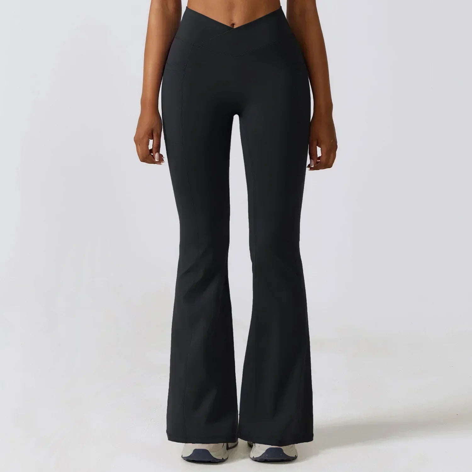 GR | Hoch taillierte Flare-Leggings