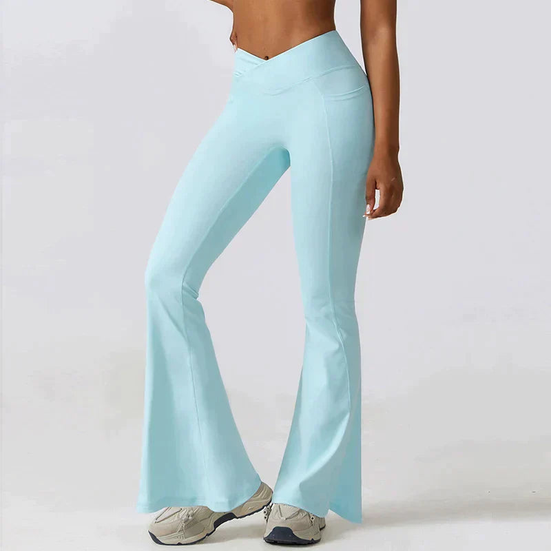 GR | Hoch taillierte Flare-Leggings