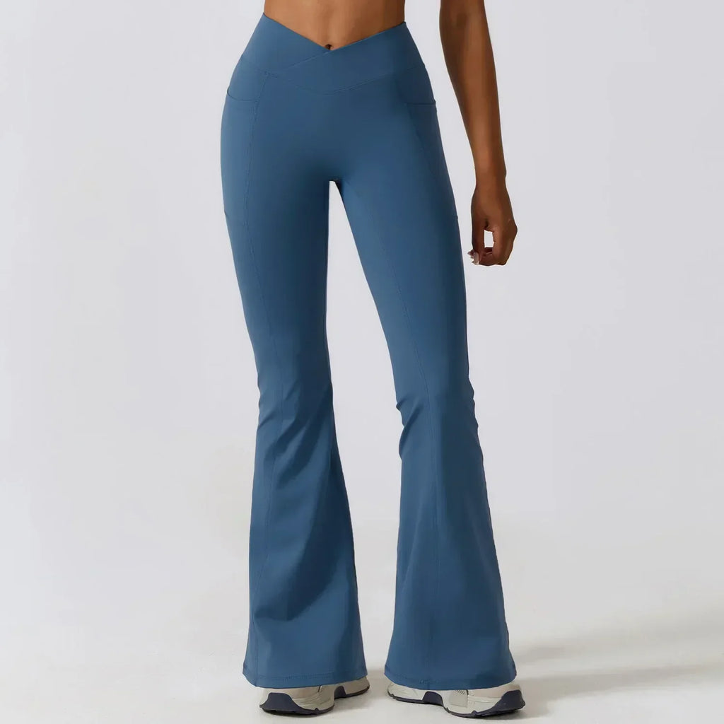 GR | Hoch taillierte Flare-Leggings