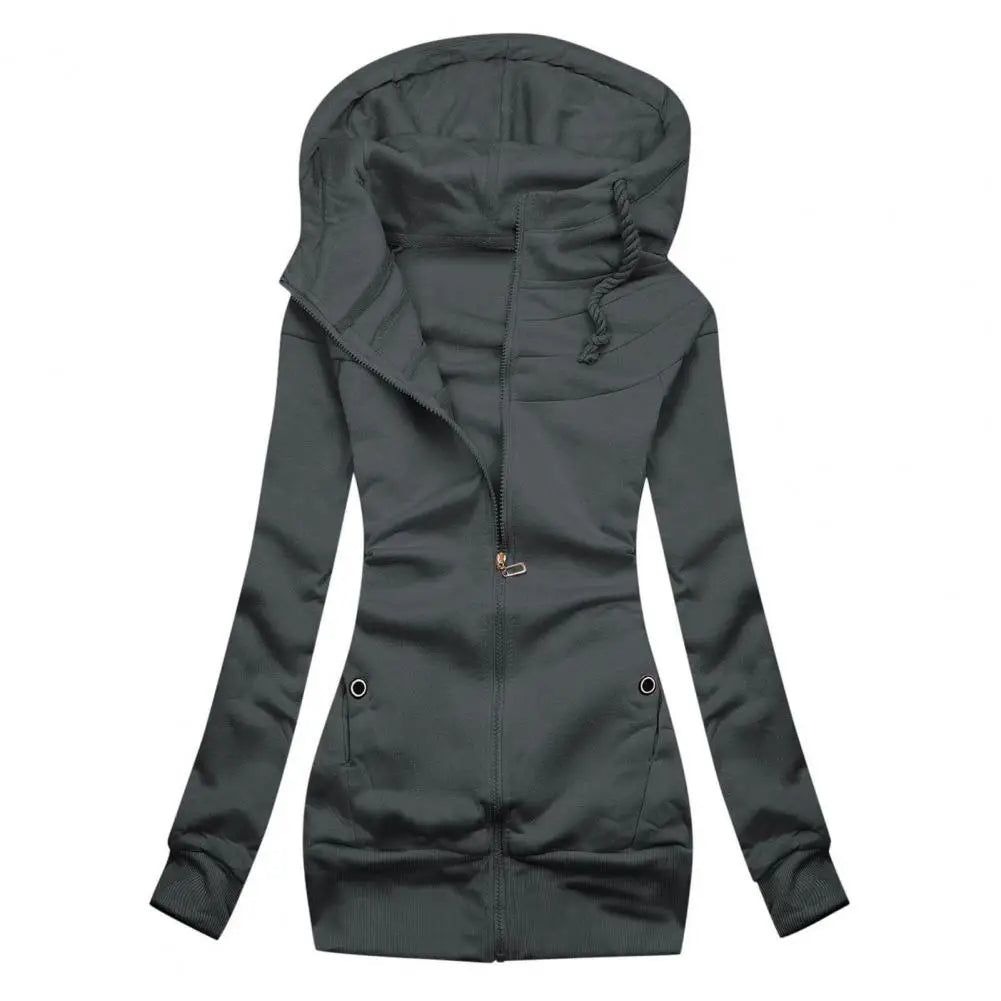GR | Lässiger Slim Fit Sweatshirt mit Kapuzenpullover