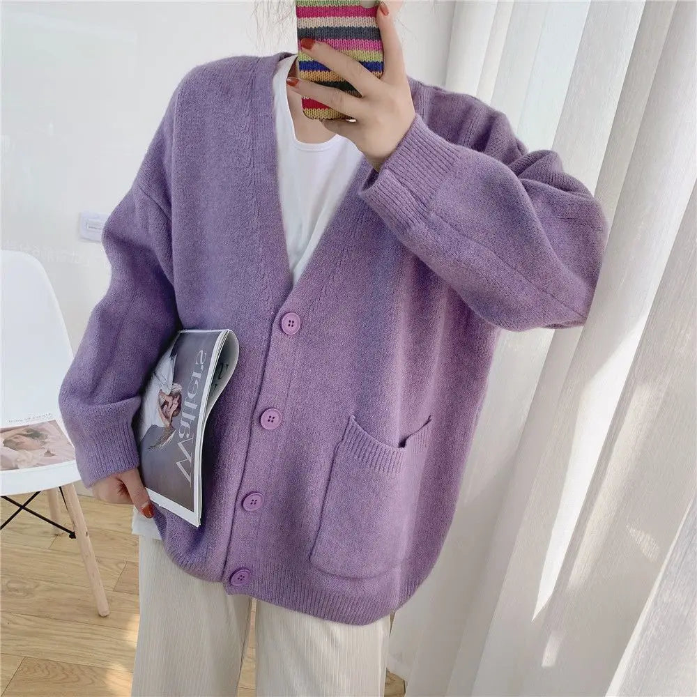 GR | Klassische Strickjacke Mit Knöpfen Für Zeitlosen Komfort Für Frauen