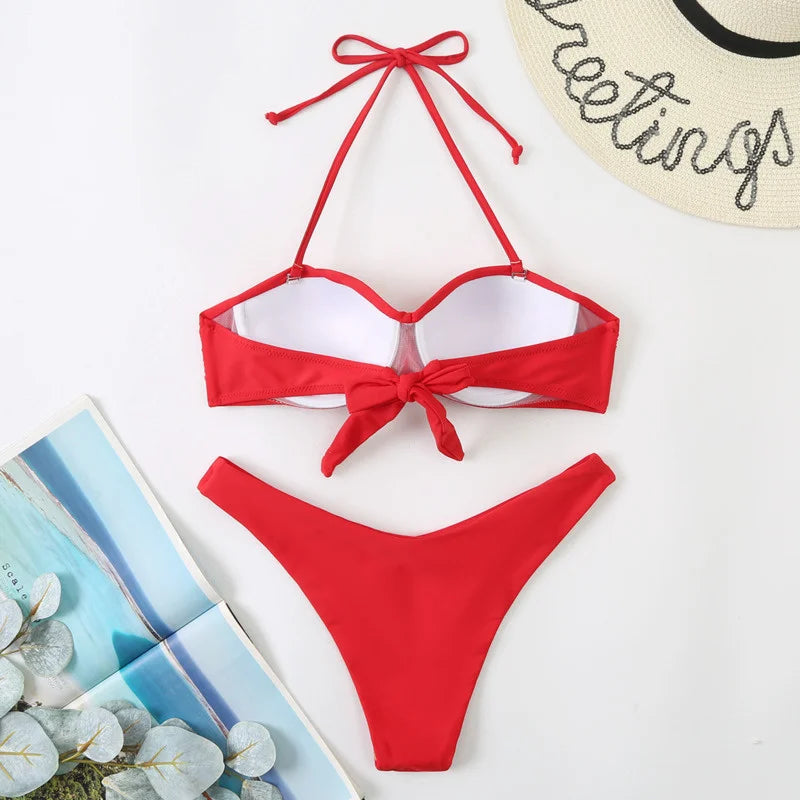 GR | Sexy Push-Up Bikini for Women's Swimwear, Swimsuit, Girls' Bikini Set, Swimming Trunks for Beachwear, Pool, Summer