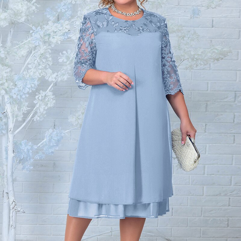 GR Klassische Sommerkleider: Plus-Size Eleganz für Damen