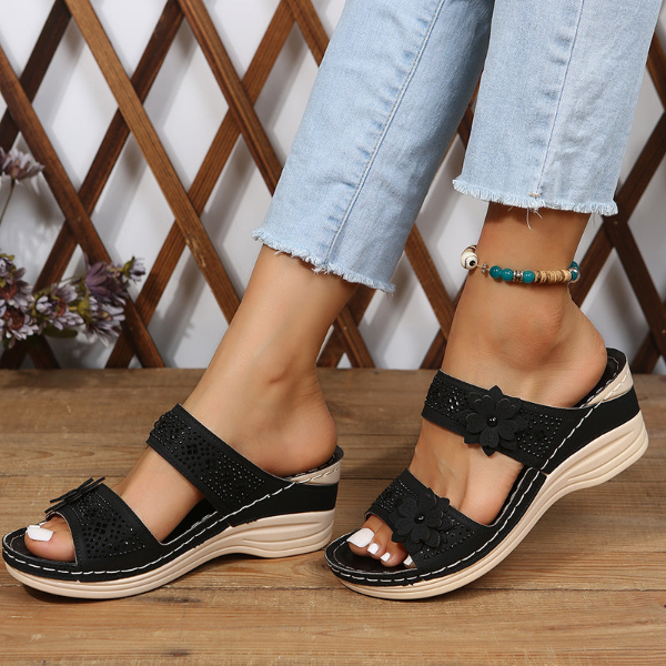 GR - Orthopedic Floral Sandals