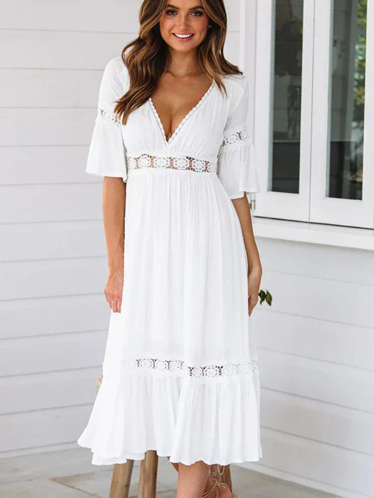 GR | Boho-Midi-Kleid