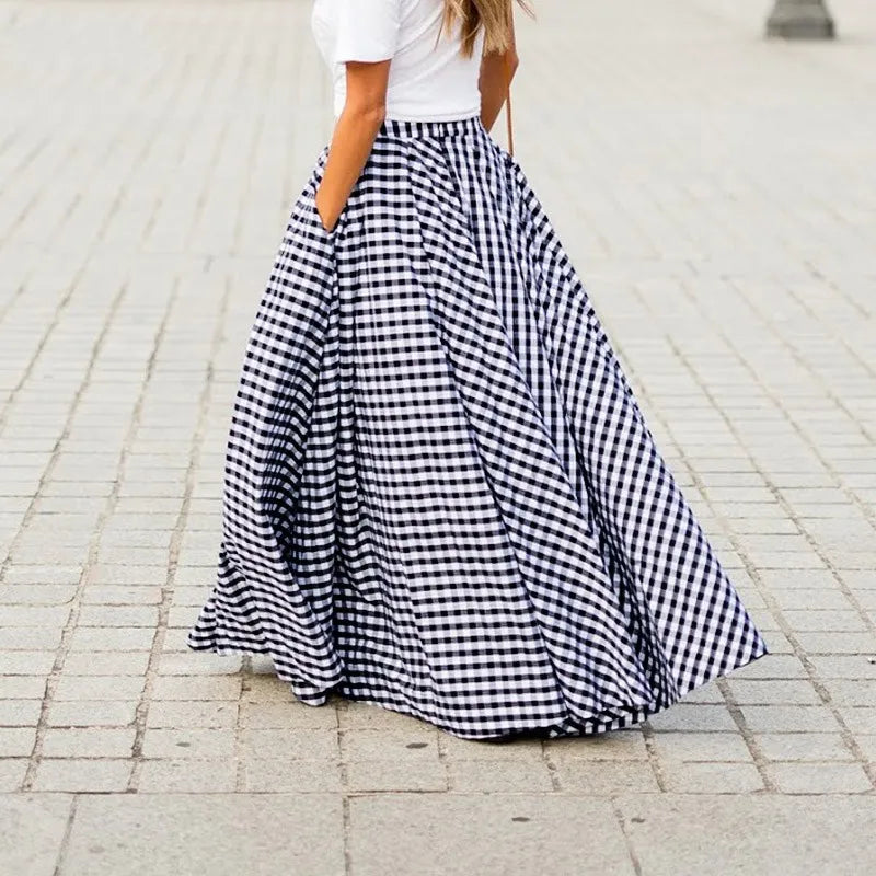 GR | Maxi skirt with high waist