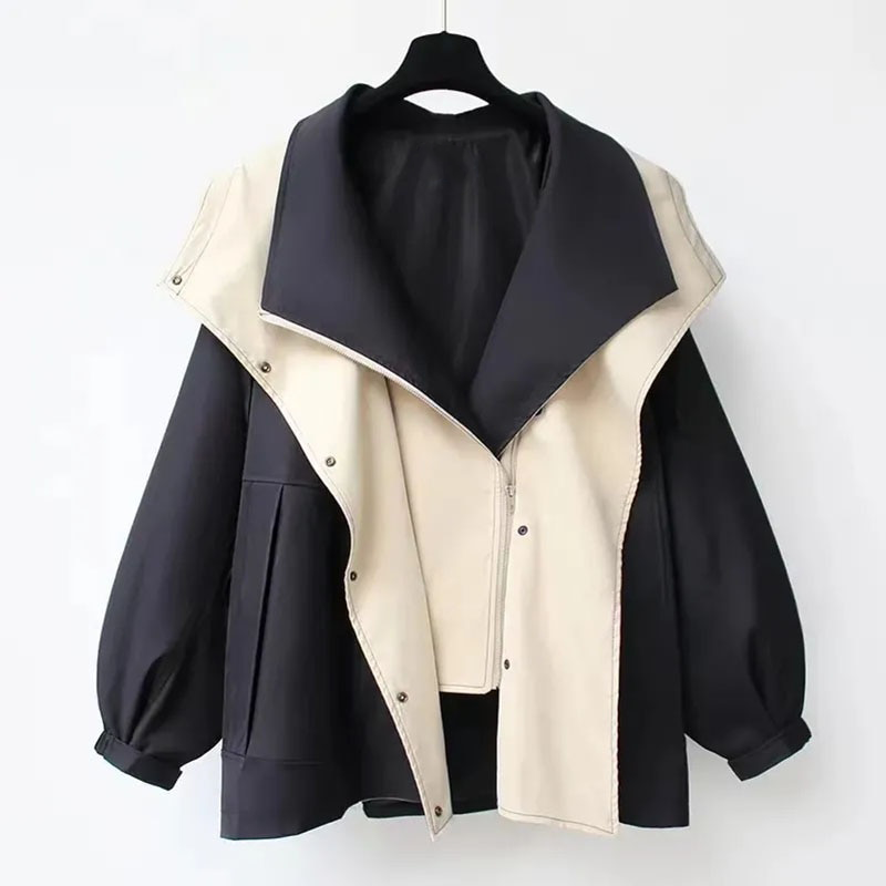 GR | Stylish waterproof trench coat 