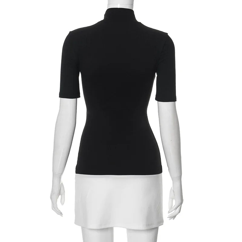 GR | Lässig Patchwork Mini Kleid