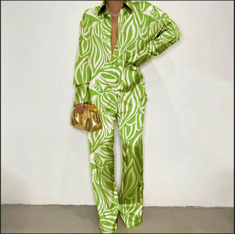 GR - Two-piece satin set