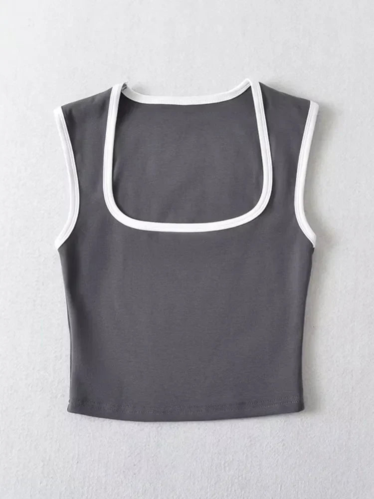 Streetwear Sleeveless Crop Top