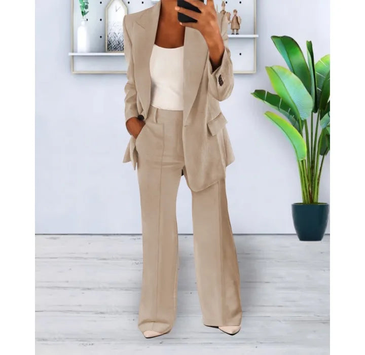 GR | Elegant trouser suit and jacket set for women