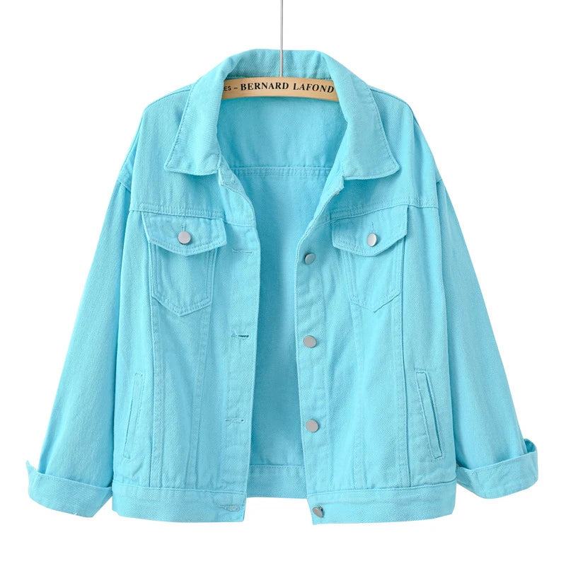 GR | Classic women's denim jacket in many colors