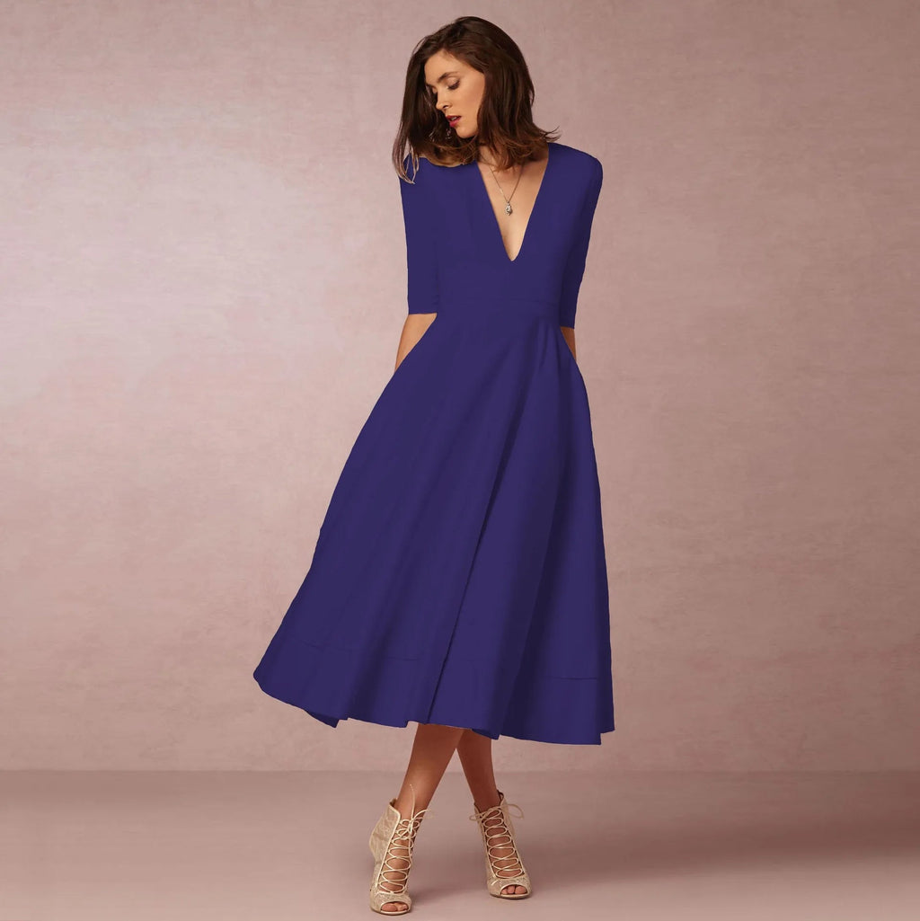 GR | Elegante Lange Damenkleid