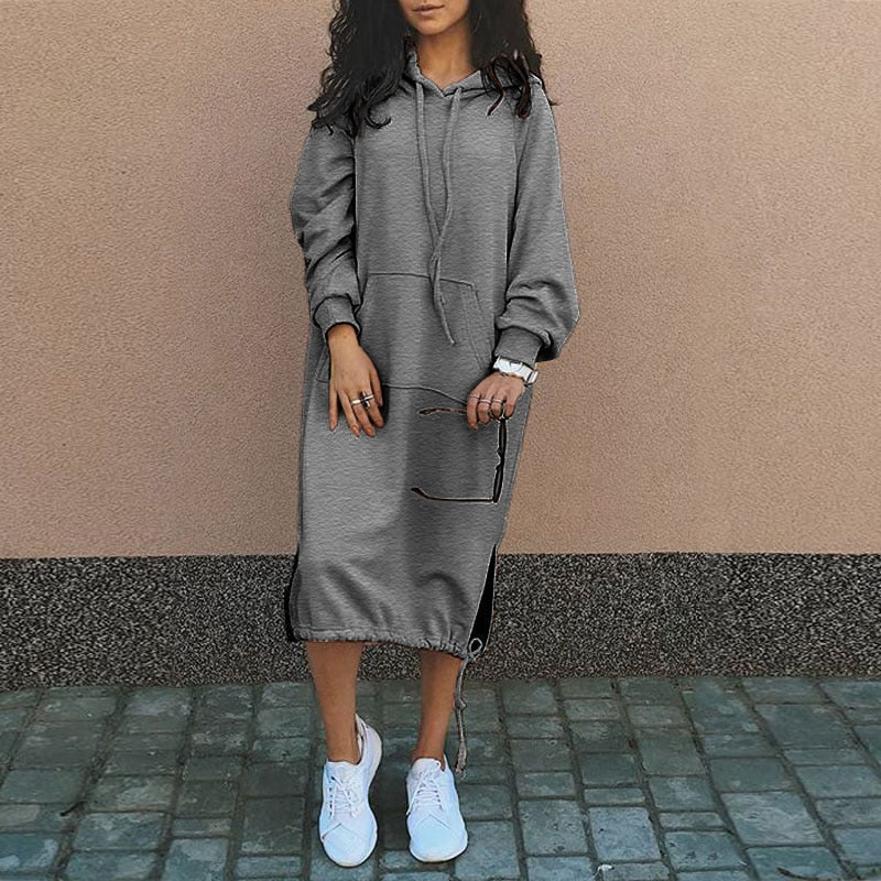GR | Stylish sweater dress with a comfortable fit