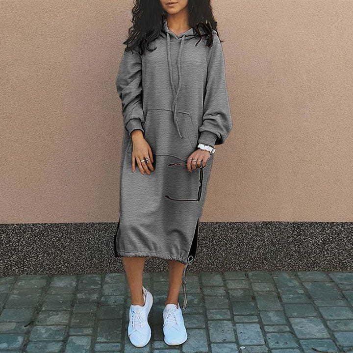 GR | Langer Hoodie – Bequem und stylisch für Alltag und Freizeit