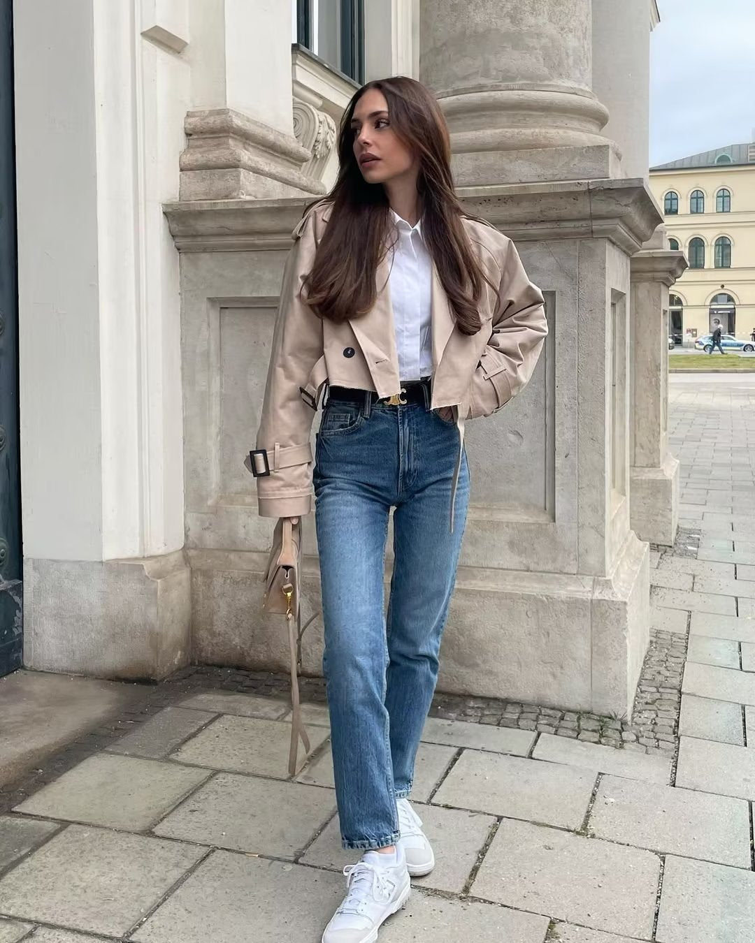 Women's short jacket with a chic design