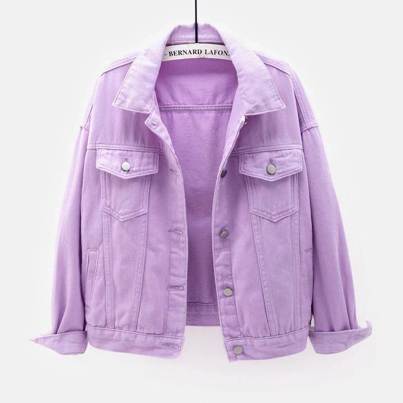 GR | Classic women's denim jacket in many colors