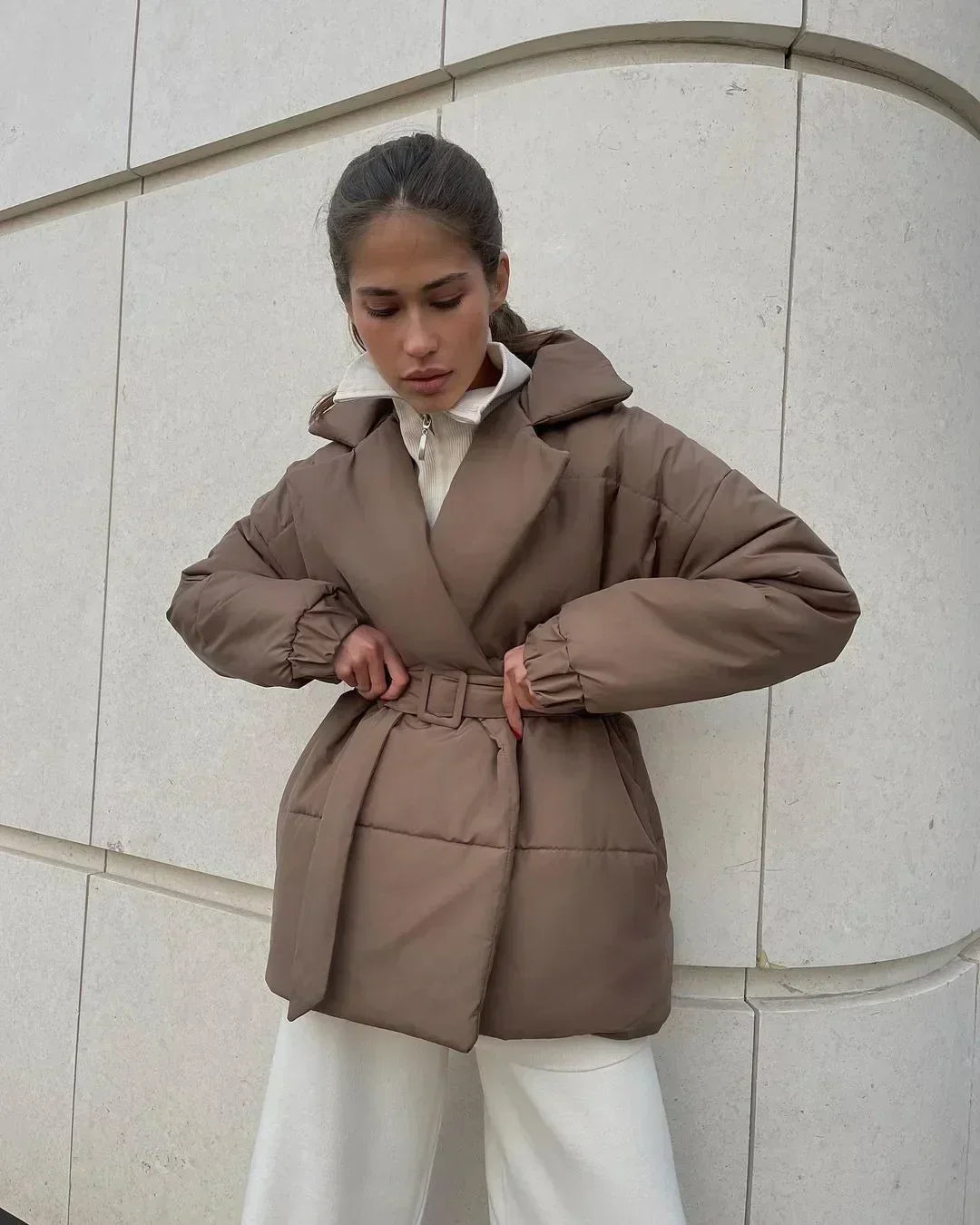 GR - Puffer jacket - With belt