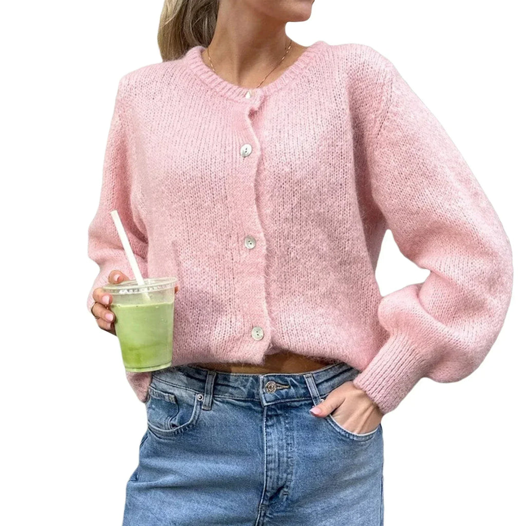 GR | Long-sleeved knit cardigan