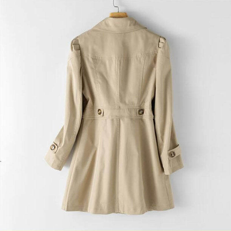 GR Women's Trench Coat | Autumn 2023 Trend: Single-breasted mid-length trench coat for women