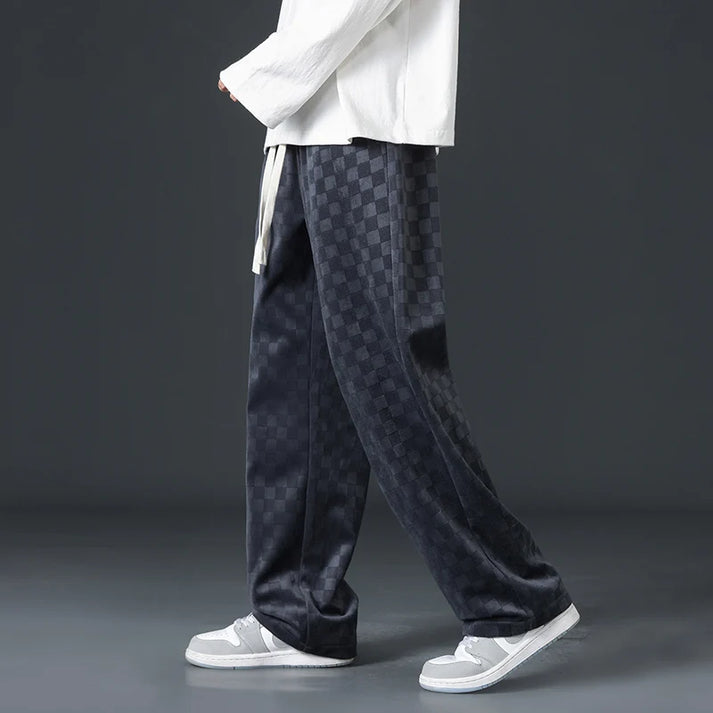 GR | Stylische Jogginghose Mit Karomuster