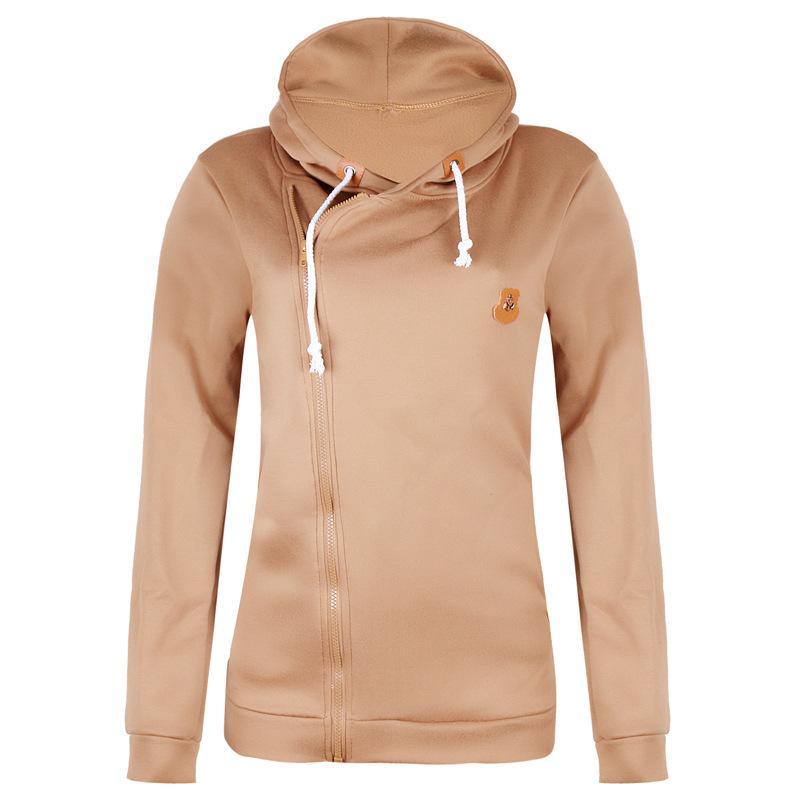 GR | Größe Reißverschluss Taschen mit Kordelzug Hoodie
