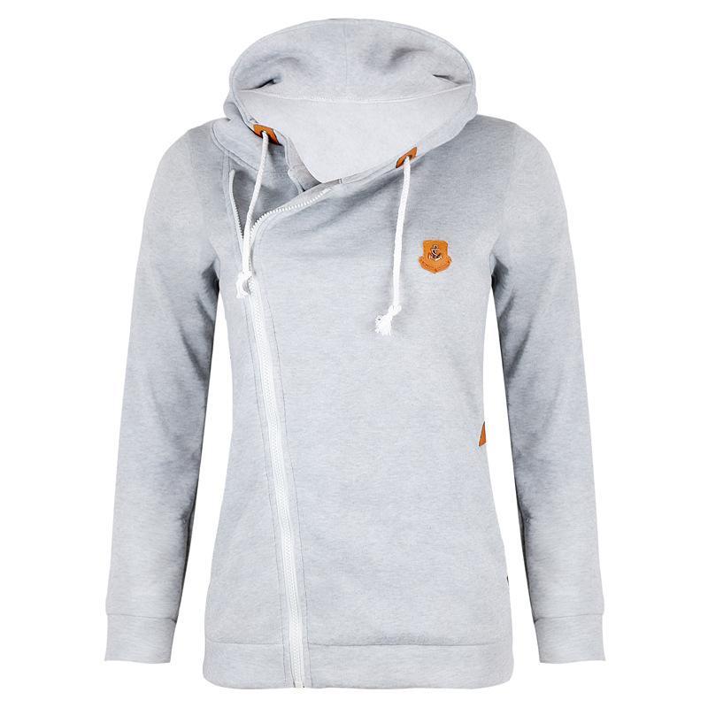 GR | Größe Reißverschluss Taschen mit Kordelzug Hoodie